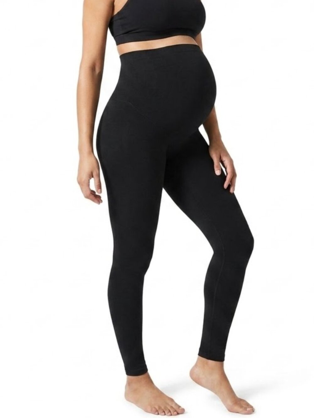 BLANQI Everyday Highwaist Postpartum Maternity Support Leggings Black Size M